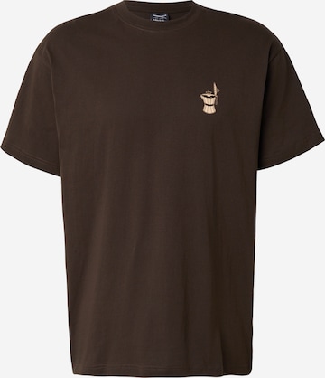 Iriedaily - Camiseta 'Couchboy' en marrón: frente