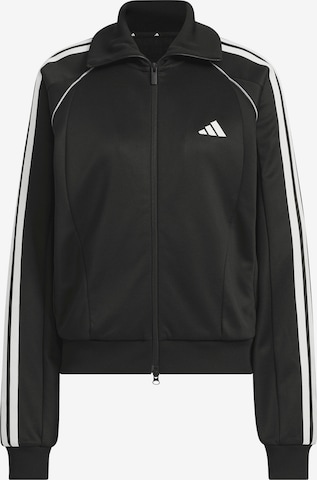 juoda ADIDAS SPORTSWEAR Sportinė striukė: priekis