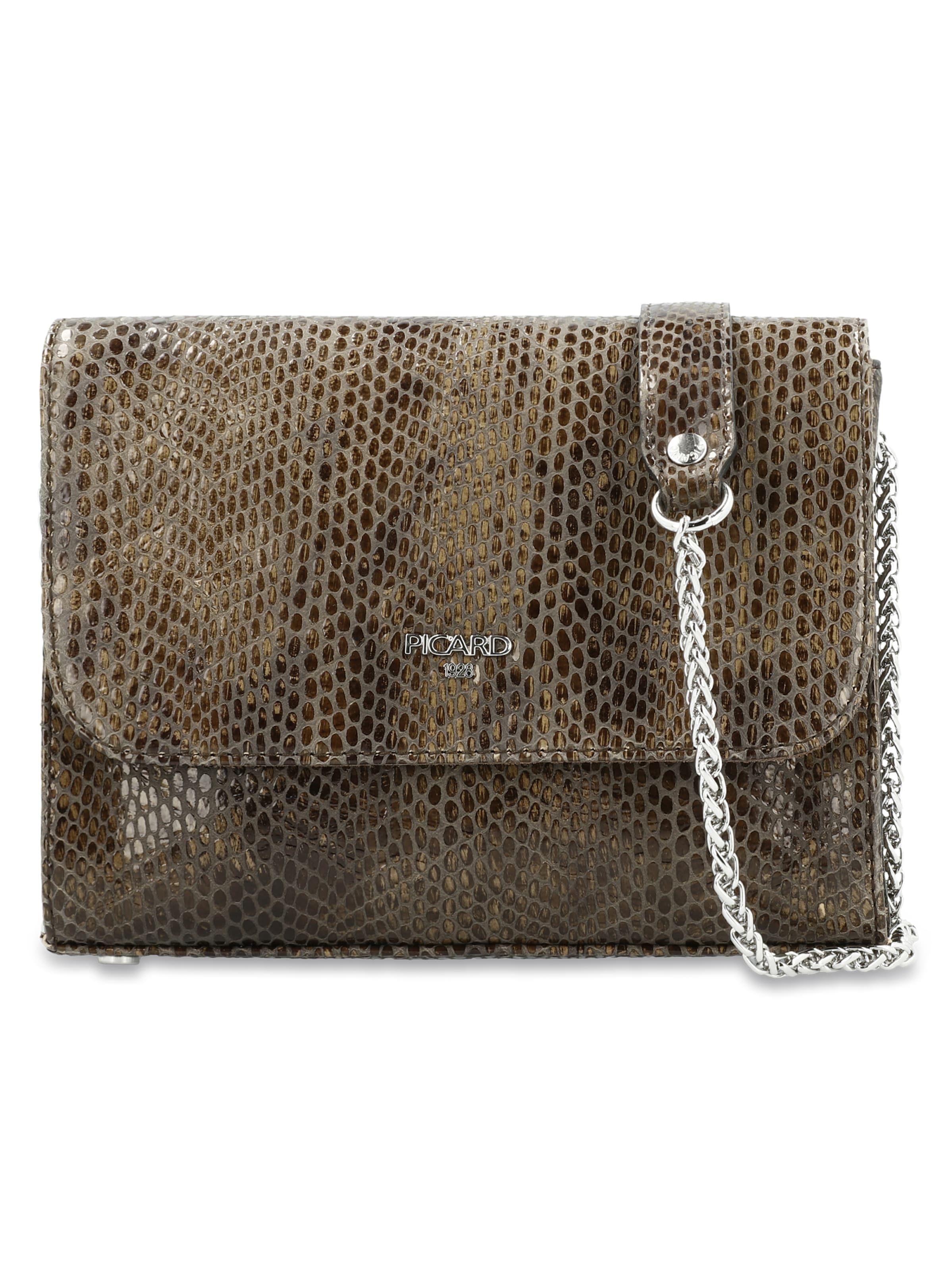 Picard Schultertasche 'Disco' in Grün: Vorderseite