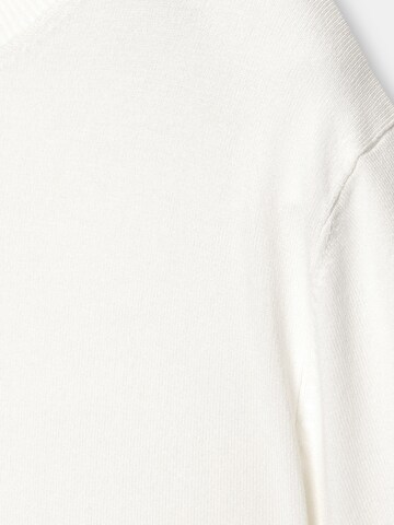 Pulover de la Pull&Bear pe alb