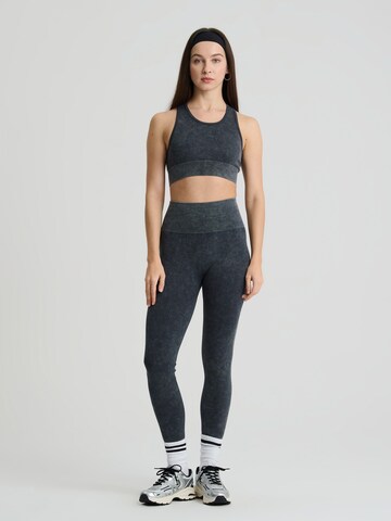 NoWear Skinny Leggings in Grau: Vorderseite