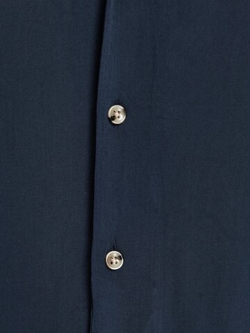 JACK & JONES Comfort fit Button Up Shirt 'Malibu' in Blue