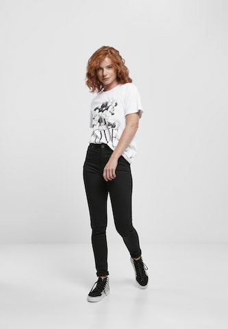 T-shirt 'Minnie Loves Mickey' Merchcode en blanc