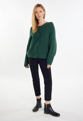 usha WHITE LABEL Knit Cardigan in Green