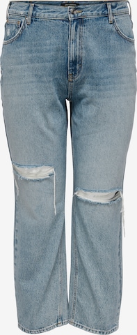 ONLY Carmakoma Loosefit Jeans 'Robyn' in Blauw: voorkant