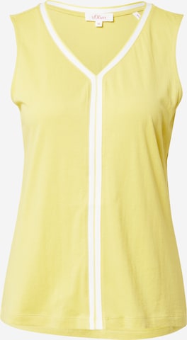 s.Oliver Top in Yellow: front