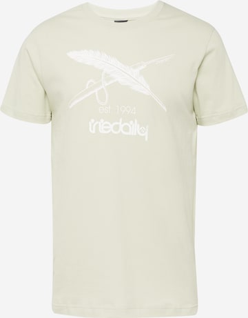 T-Shirt Iriedaily en vert : devant