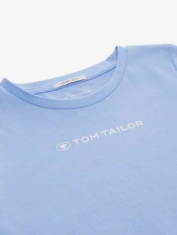 TOM TAILOR Shirt in Blau