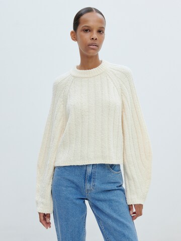 Pull-over 'Martje' EDITED en beige : devant