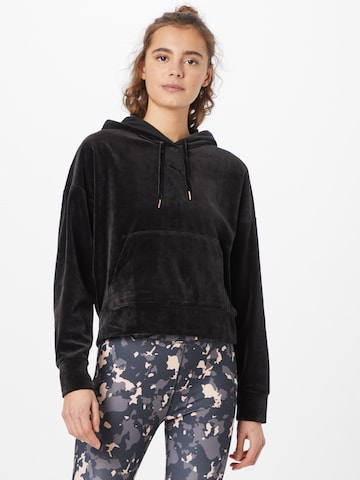 PUMA Sportief sweatshirt in Zwart: voorkant