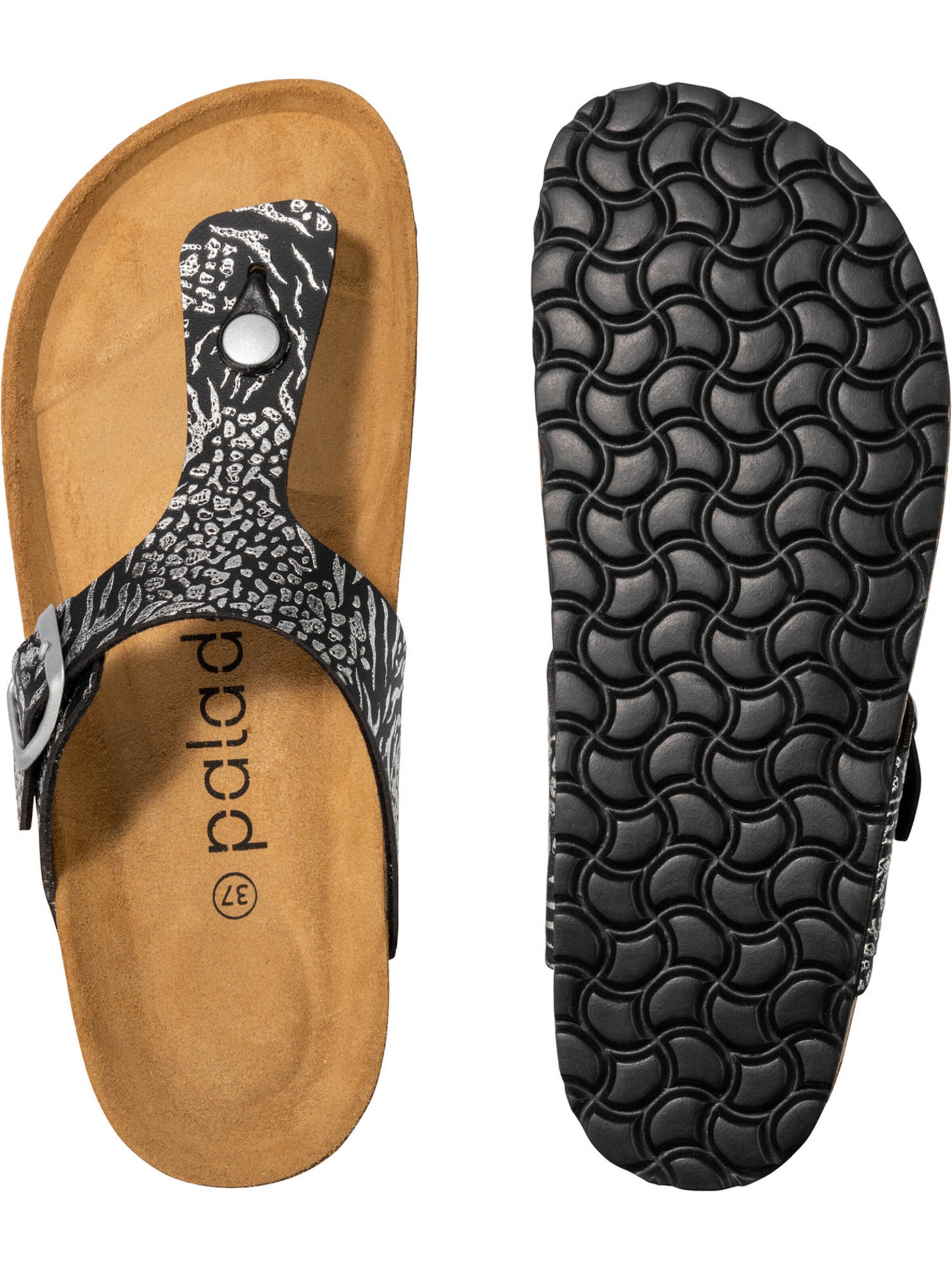 Palado - Sandalias de dedo 'Kos' en negro