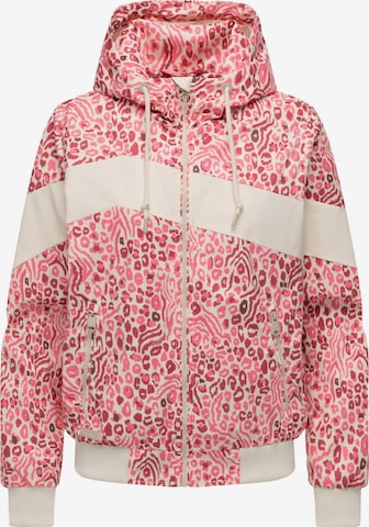 Giacca funzionale 'Oggie' di Ragwear in rosa: frontale