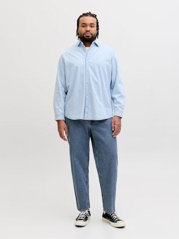 Jack & Jones Plus Loosefit Jeans 'JJICHRIS JJORIGINAL' in Blau