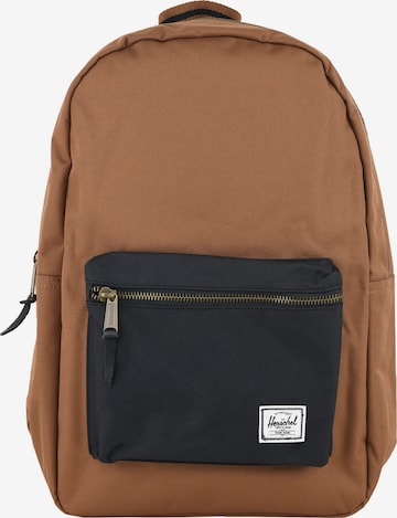 Herschel Rucksack 'Settlement' in Braun: Vorderseite
