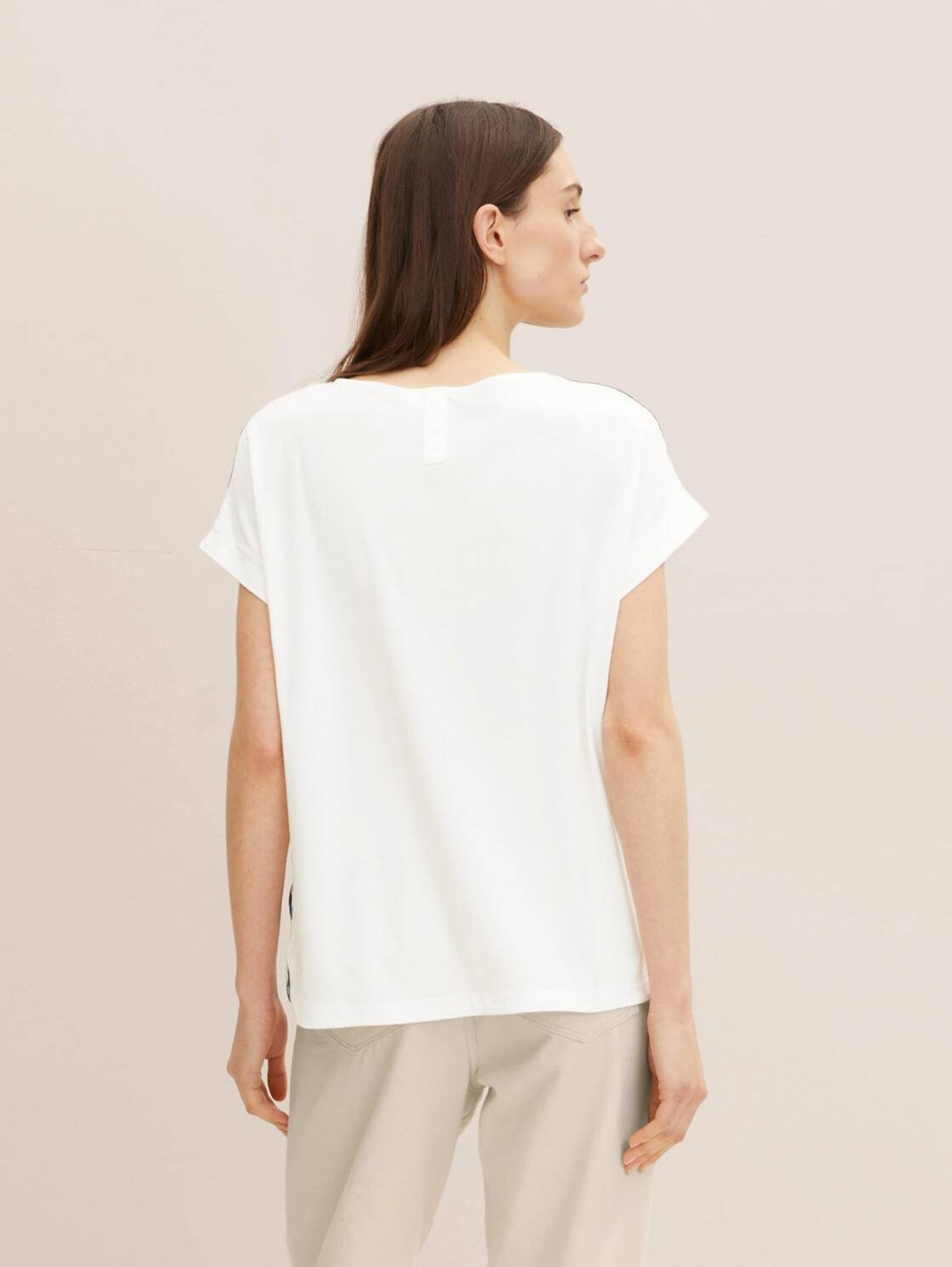 Frauen Shirts & Tops TOM TAILOR T-Shirt in Weiß - NU85320