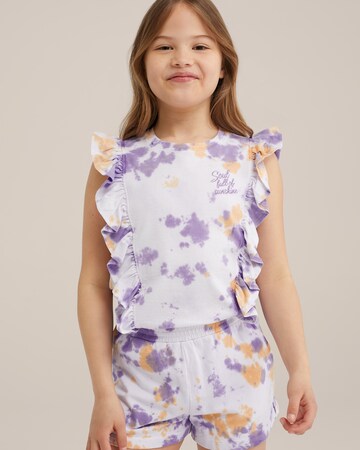 WE Fashion Top – fialová: přední strana