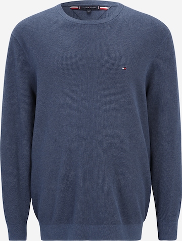 Tommy Hilfiger Big & TallPulover 'ESSENTIAL' - plava boja: prednji dio