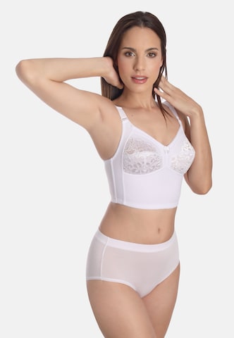 Bustier Soutien-gorge sassa en blanc : devant