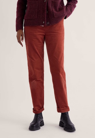 Seasalt Cornwall Regular Broek 'Crackington' in Oranje: voorkant