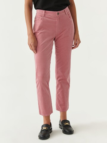 Regular Pantalon 'ZORIA' TATUUM en rose : devant
