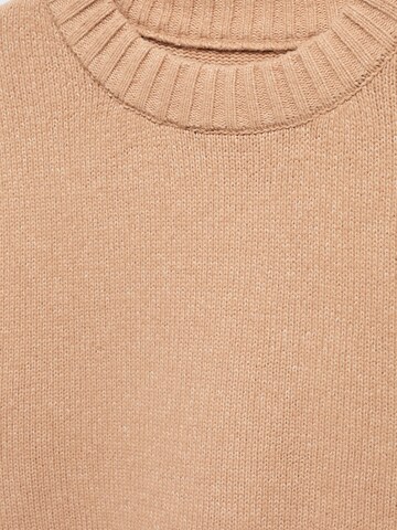 MANGO Sweter 'SILVEST' w kolorze brązowy