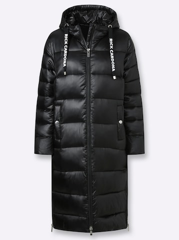 Cappotto invernale di heine in nero: frontale