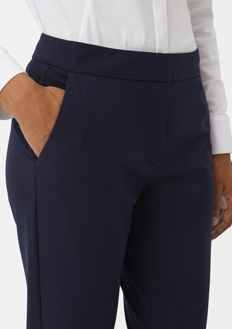 COMMA Slimfit Broek in Blauw