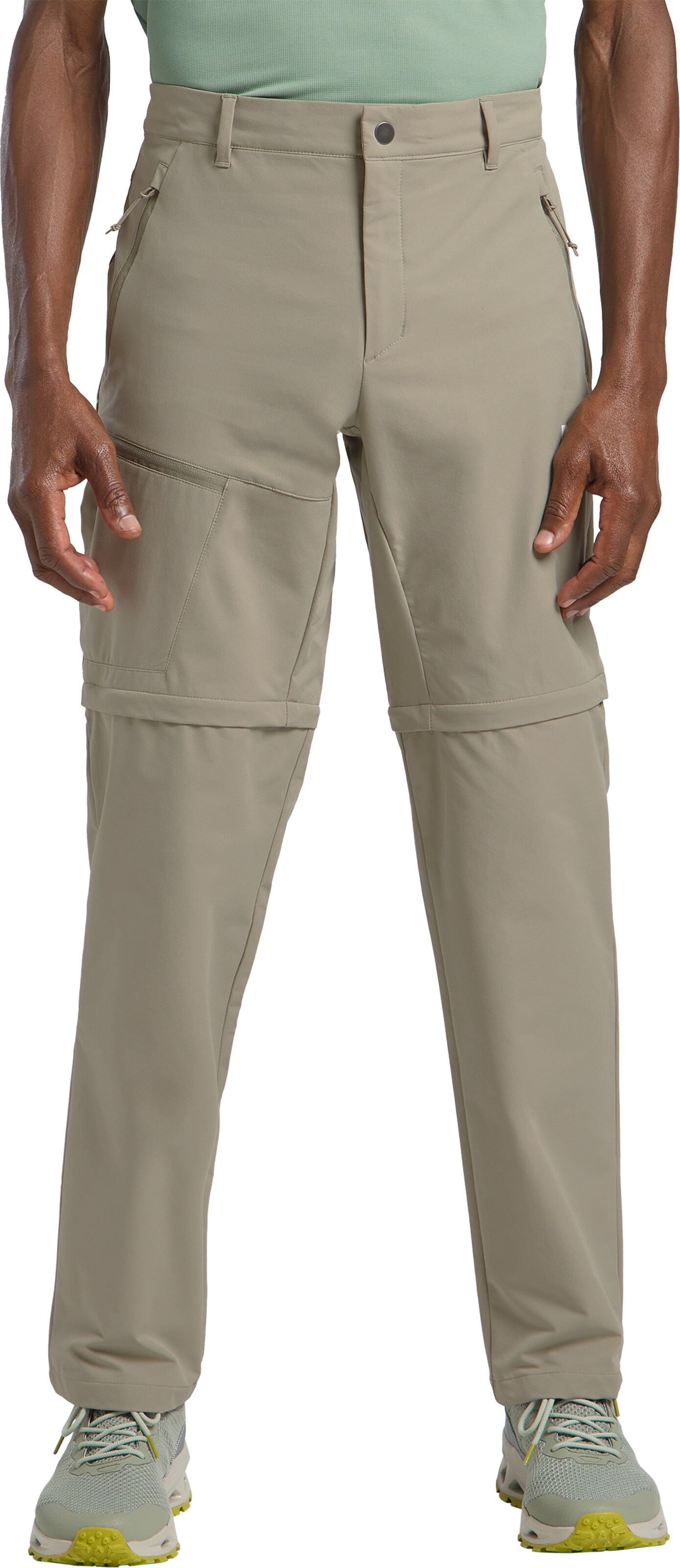 JACK WOLFSKIN Regular Outdoor Pants in Grey: front