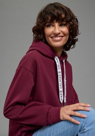 DELMAO Sweatshirt in Red