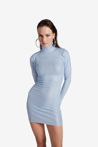 Robe HOLLY LOLLY en bleu : devant