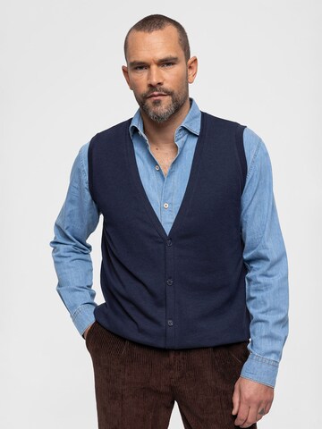 Antioch Strickjacke in Blau: Vorderseite