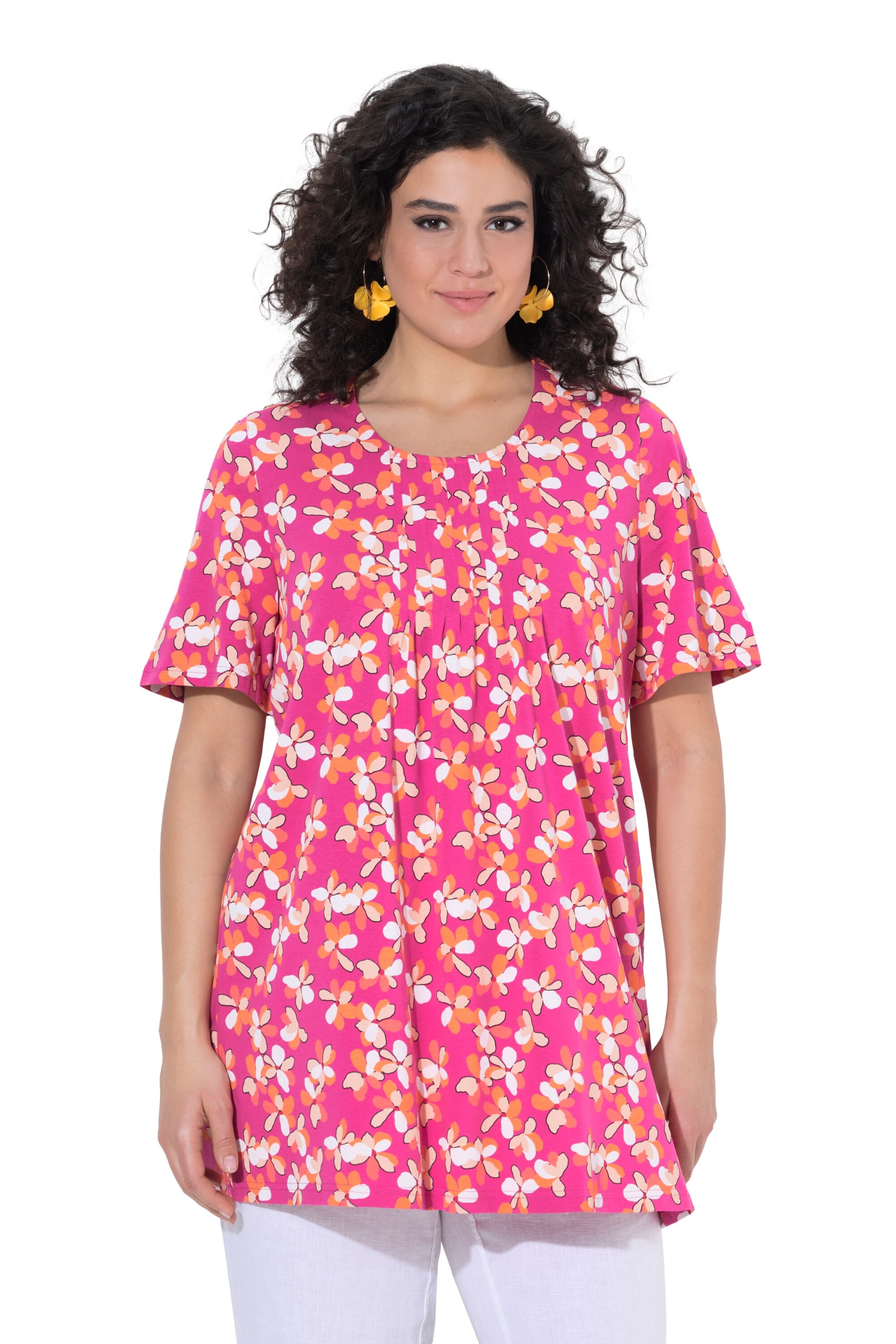 Ulla Popken Shirt in Pink: Vorderseite