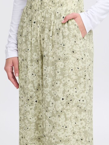 ICHI Loose fit Trousers 'Marrakech' in Green