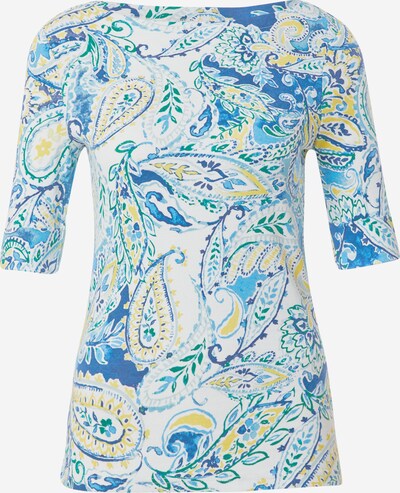 Lauren Ralph Lauren Shirt 'JUDY-ELBOW' in Blue / Light blue / Yellow / White, Item view