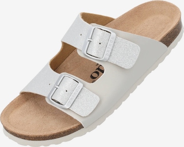 Palado Pantoletter 'Korfu Duo' i hvid: forside