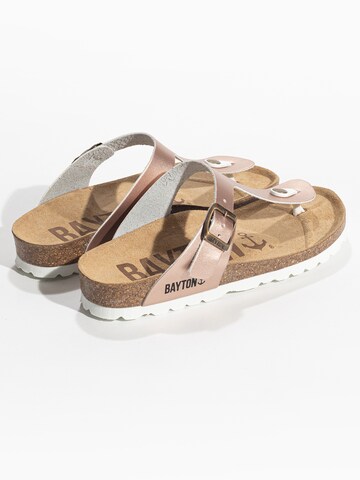 Bayton T-bar sandals 'MERCURE' in Beige