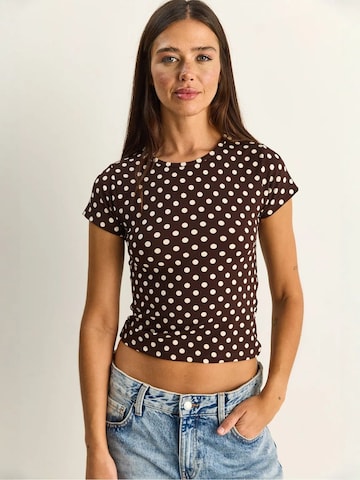 Bianco Lucci Póló 'T-Shirts' - barna: elől