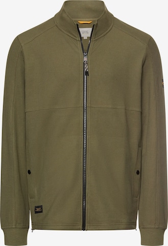 CAMEL ACTIVE Sweatjakke i grøn: forside