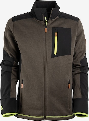 FORSBERG Fleece Jacket 'Leif II' in Green: front