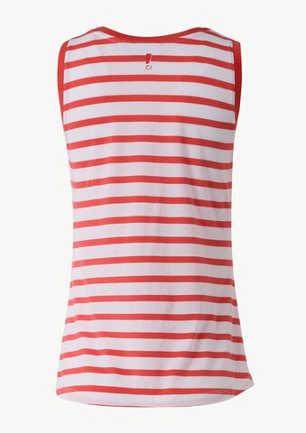 comma casual identity Top in Red: back