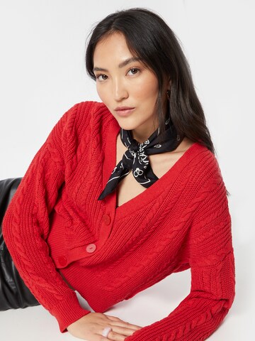 ONLY Knit Cardigan 'CARLA' in Red