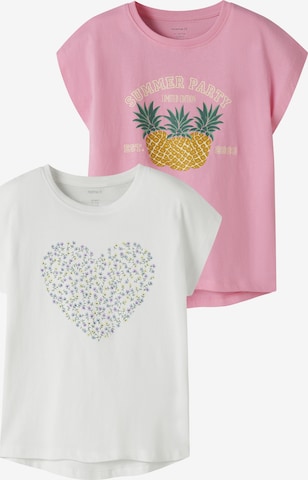 T-Shirt 'NKFVigea' NAME IT en rose : devant