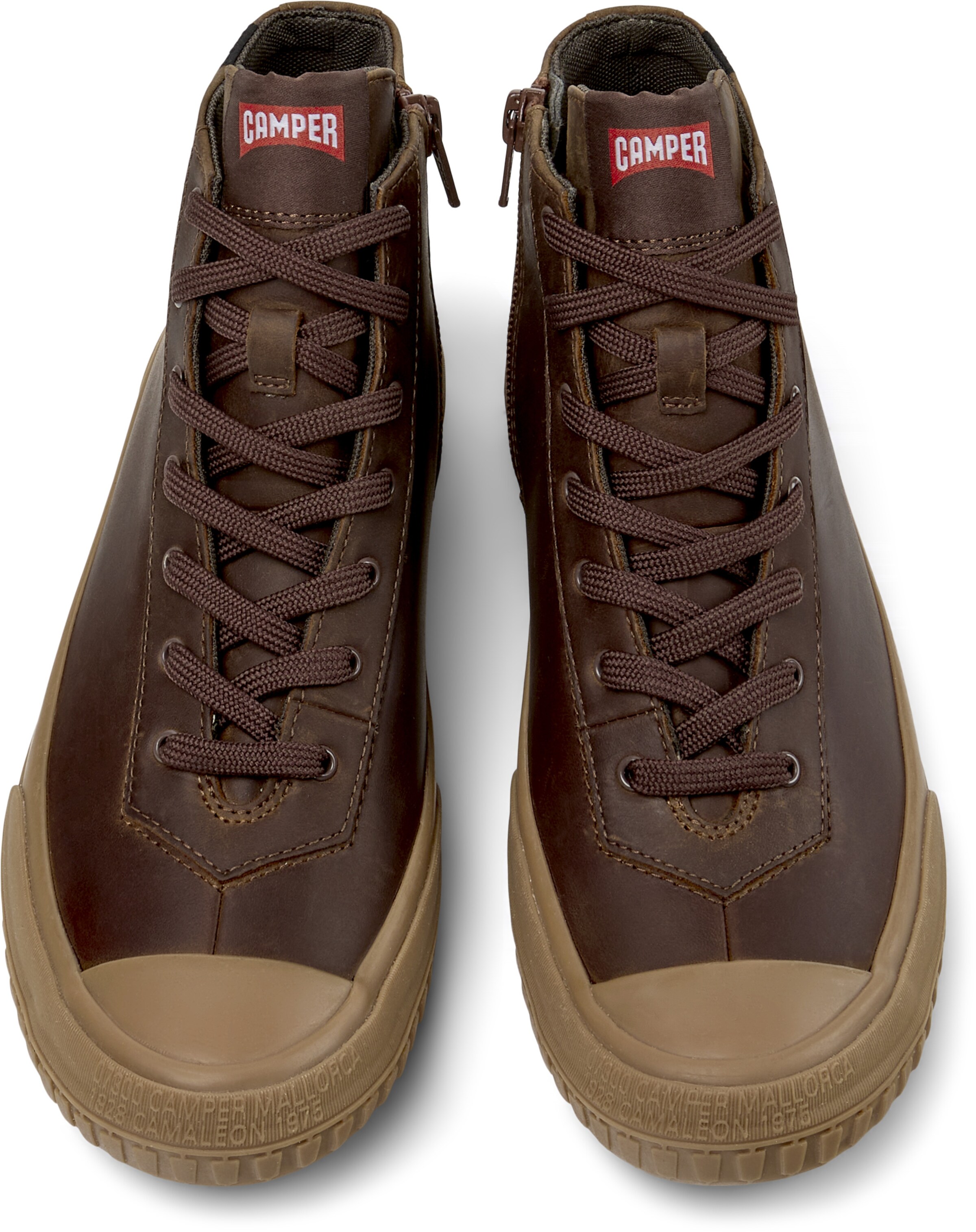 Sneaker alta 'Camaleon 1975' di CAMPER in marrone