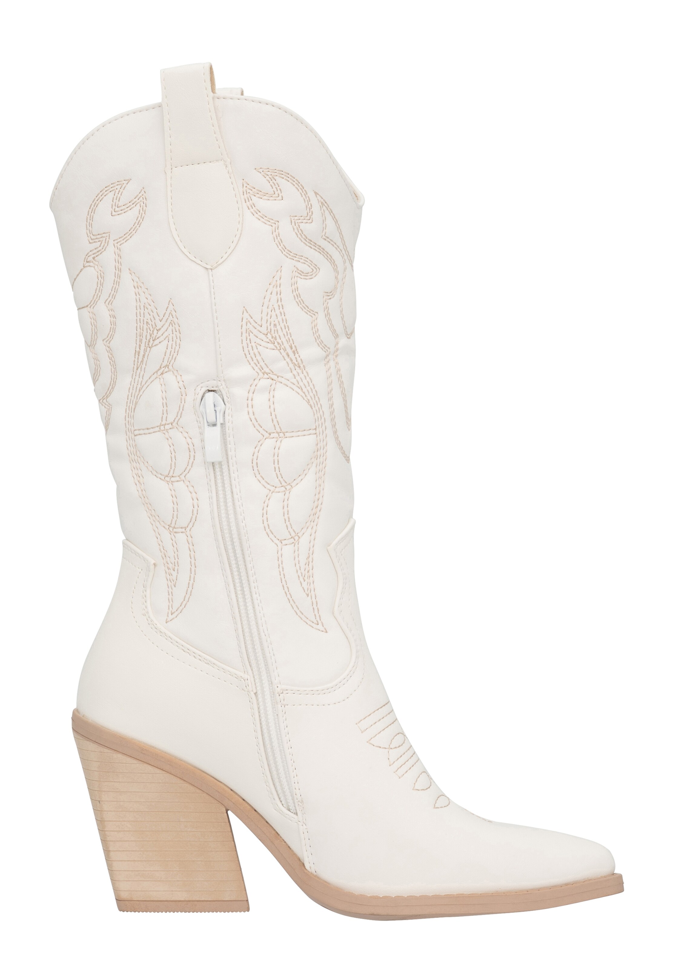 Stivale da cowboy di Salinyang in bianco