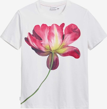 Desigual Majica | bela barva: sprednja stran