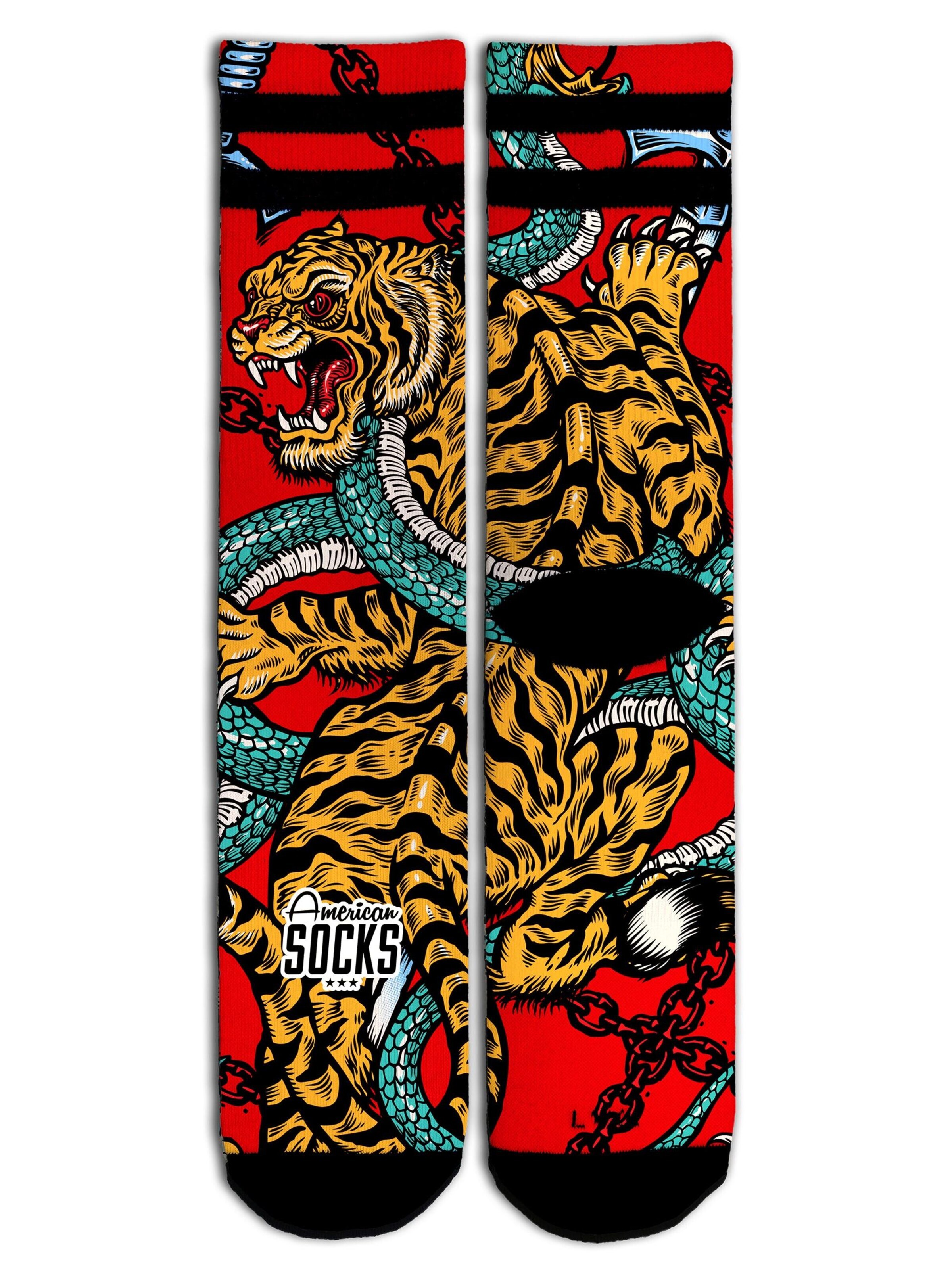 Chaussettes 'Bengala' American Socks en noir