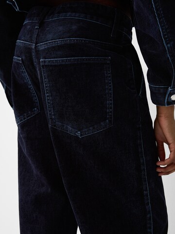 Bershka Loosefit Farmer - kék