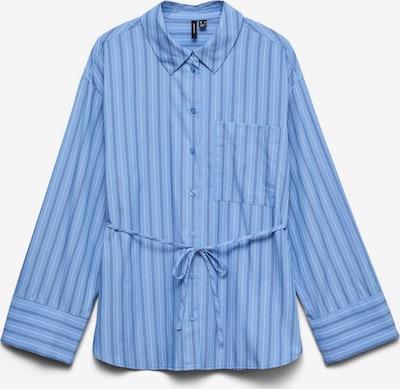 4XL dydžio Palaidinė 'VMCGina' iš Vero Moda Curve, spalva – tamsiai mėlyna jūros spalva / šviesiai mėlyna / balta, Prekių apžvalga