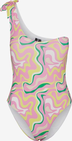 VERO MODA Bralette Swimsuit 'Jade' in Pink: front