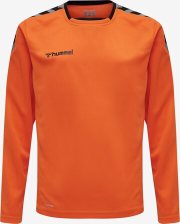 T-Shirt fonctionnel Hummel en orange : devant